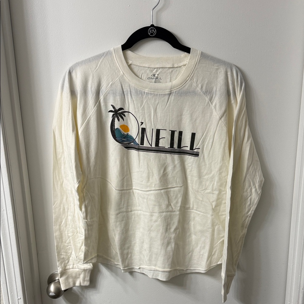 O'Neill Off-White Graphic Long Sleeve Tee